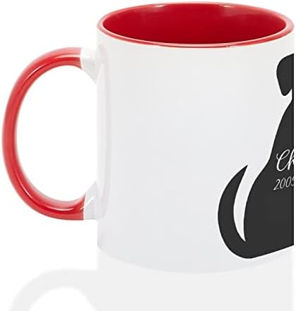 Ponbranded veliki mlični znak za mamkartorija za kućne ljubimce - personalizirani kvadrat Pet Searhouse Style Funny Cup za muškarce Žene Njega kafe Novelty Rođendan poklon 11oz