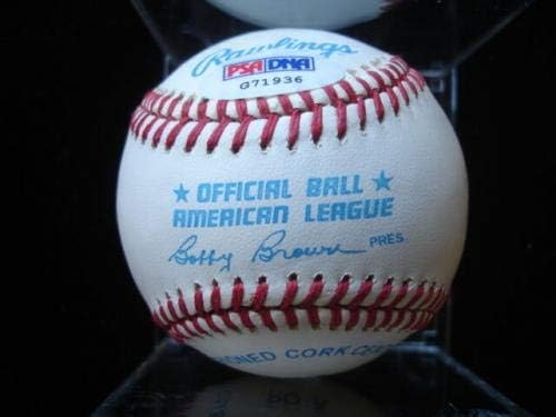 Jim Leyritz autogramirana američka liga bejzbol PSA / DNK - autogramirani bejzbol