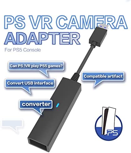 Tangxi PSVR Adapter za PS4 / PS5, PS4 kamera na PS VR Konverter kabl Komaptibilan sa PS5 konzolom, USB3.0