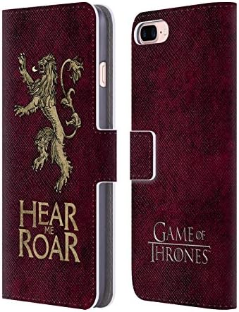 Head Case Designs zvanično licencirani HBO Game Of Thrones Greyjoy Dark Distressed Look Sigils Leather Book Wallet Case Cover kompatibilan sa Apple iPhone 7 Plus / iPhone 8 Plus