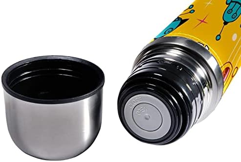 SDFSDFSD 17 oz Vakuum izolirane boce od nehrđajućeg čelika Sportska kavana Travel Milica Flascriine Koža