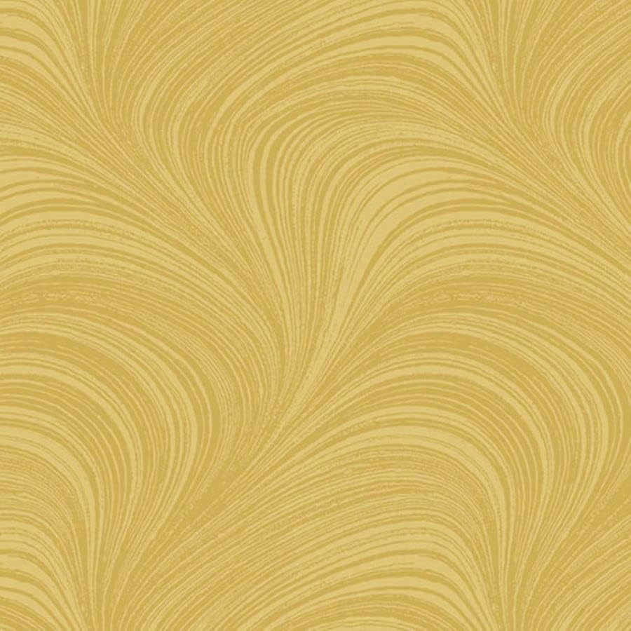 Talasna tekstura Zlatna pamučna tkanina iz Benartexa pored dvorišta