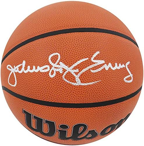 Julius Dr. J 'Erving potpisao Wilson unutarnji / vanjski NBA košarka - autogramirane košarkama