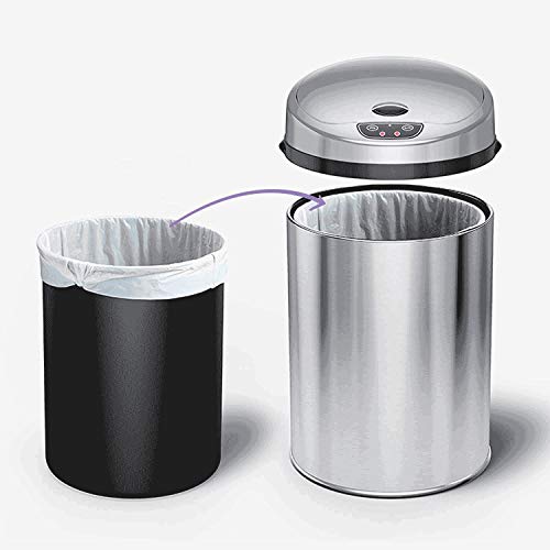 WPYYI pametna indukciona kanta za smeće automatska kanta za smeće u obliku bubnja sa poklopcem kanta za