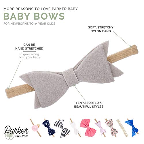 Parker Baby Girl trake za glavu i Baby lukovi, raznih 10 paketa dodataka za kosu za djevojčice - Essentials