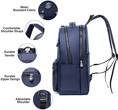 Goody Business Travel Laptop ruksak za muškarce Žene, najlonska vodootporna tkanina štiti laptop