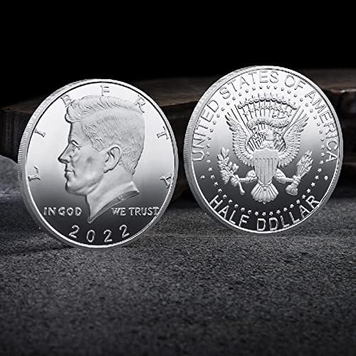NOVO TIP 2022 U.S. Predsjednički Kennedy Crna boja Komemorativni američki kovanice Challenge Coin Kennedy Coins Coops