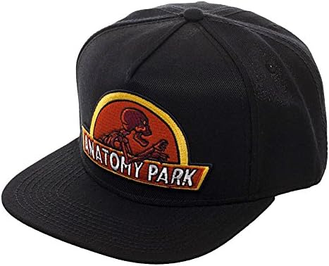 Rick And MORTY Anatomy Park Logo Snapback Bejzbol šešir
