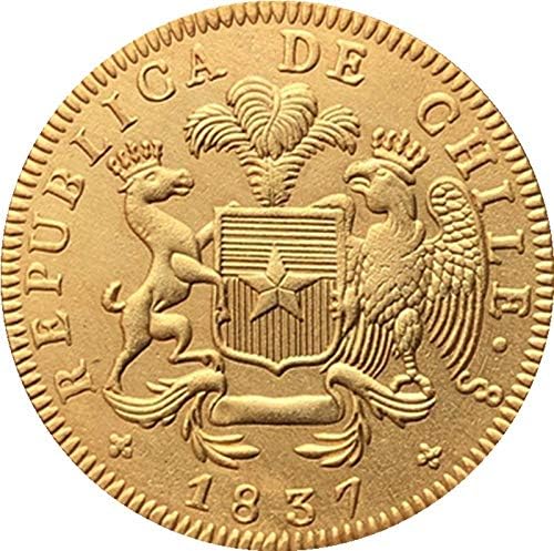 1837 Chile Coin Gold COIN kolekcija za rukovanje kovanom