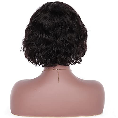 Brinbea Body Wave kratke Bob perike za ljudsku kosu sa šiškama 150% gustoće brazilske Remy perike za ljudsku