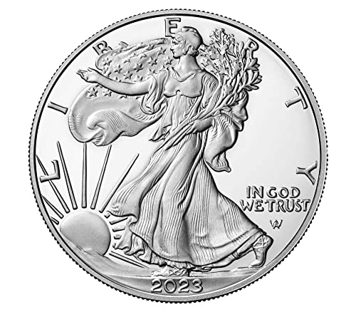 2023 W Američki srebrni orao 1 unca novčić u OGP-u sa američkim kovama Dollar
