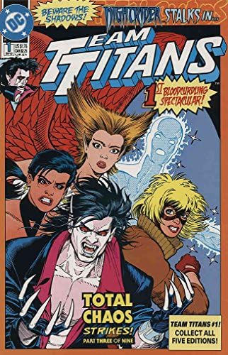 Team Titans 1c VF / NM ; DC strip / noćni jahač - totalni haos