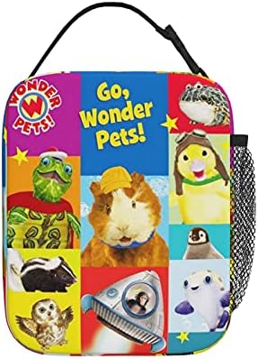 Yslpshop Wonder Pets! Torba za ručak, nepropusne meke torbe za dječake i djevojčice, vodootporne izolirane