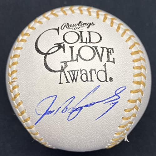 Ivan Rodriguez potpisao zlatnu rukavicu za bejzbol JSA - autogramenih bejzbola