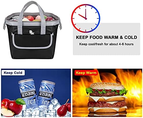 Hua ANGEL izolovana Cooler torba za ručak - velika vodootporna torba za ručak za odrasle meka rashladna