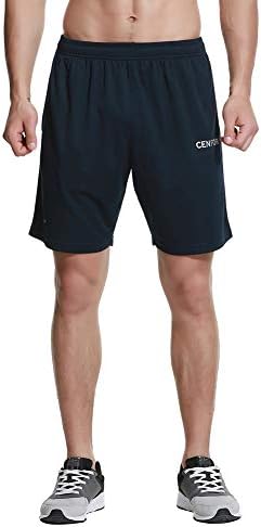 CENFOR muških kratkih hlača za note sa džepovima sa džepovima za izvlačenje brzim suhom prozračnim kratkim za trening