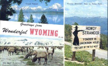 Teton Pass, Wyoming razglednice