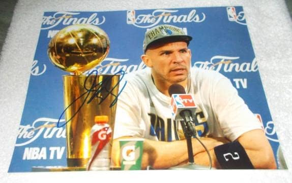 Jason Kidd Dallas Mavericks potpisao je autogramirano prvenstvo 8x10 FOTO COA 1 - AUTOGREMENT NBA fotografije