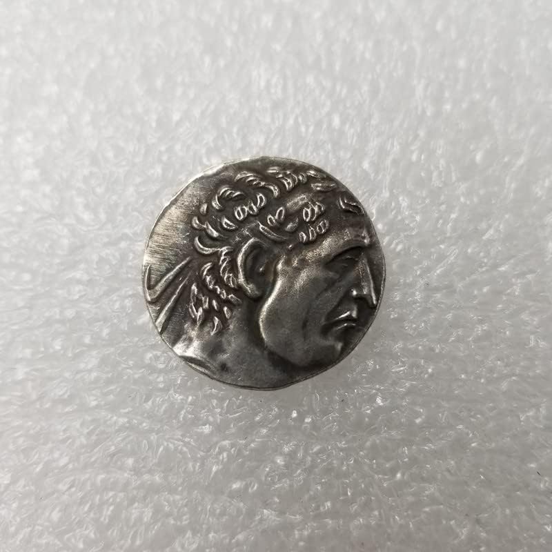 Starinski zanat Grčki novčić bakar srebrni dolar srebrni krug 457