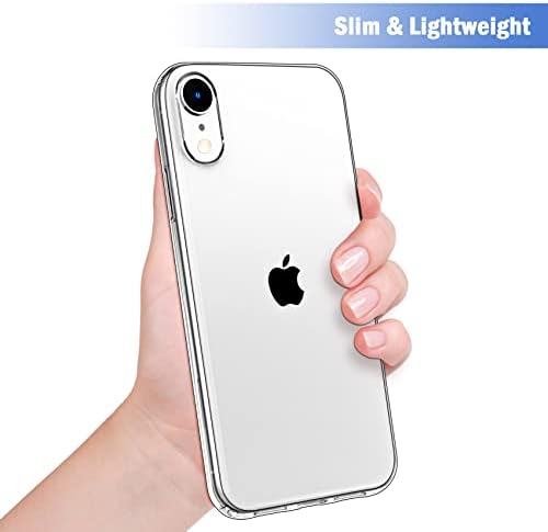JJGoO kompatibilan sa iPhone XR Case Clear Mekani prozirni udarni zaštitni vitki tanki poklopac telefona