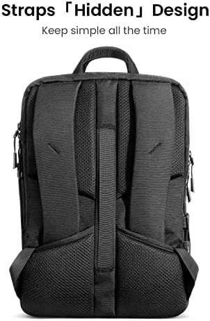 tomtoc 15,6-inčni zaštitni ruksak za Laptop za poslovni kancelarijski fakultet, putni ruksak za putnike sa USB priključkom za punjenje za laptop MacBook do 15,6, vodootporna Računarska torba za muškarce i žene, 22L