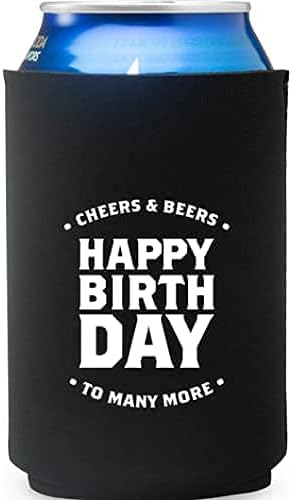 Sretan rođendan i godišnjica vjenčanja izolirani mogu se hladnjaci za pivo, vodu, soda - 13 pakovanja