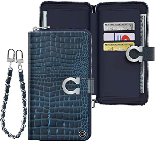 JUST4YOU iPhone 13 torbica za novčanik sa zatvaračem sa držačem kartice Zaštitna koža Flip Folio Cover futrola