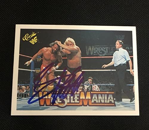 Greg Čekić Valentine 1990 Classic WWF Wrestling potpisao je autogramiranu karticu - autogramirane fotografije hrvanja