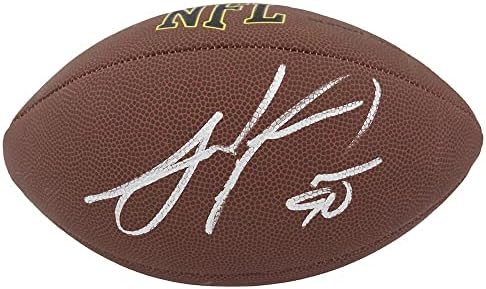 Julius Peppers potpisao Wilson Super Grip Full Veličina NFL Fudbal - Autografirani fudbali