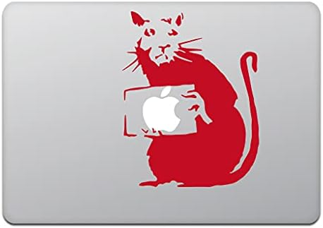 Ljubazni trgovina MacBook Air / Pro 13 MacBook naljepnica Rat Banksy Rat Banksy Red M749-R