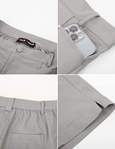 Jack Smith Ženske golf kratke hlače 9-inčni rastezljivi lagani Bermudski kratke hlače Brze suhi visoki stručni