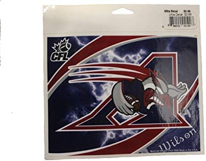 _ Montreal Alouettes CFL licencirani logo Naljepnica ultra veličina naljepnice: 5,5 x 4,5 NOVO