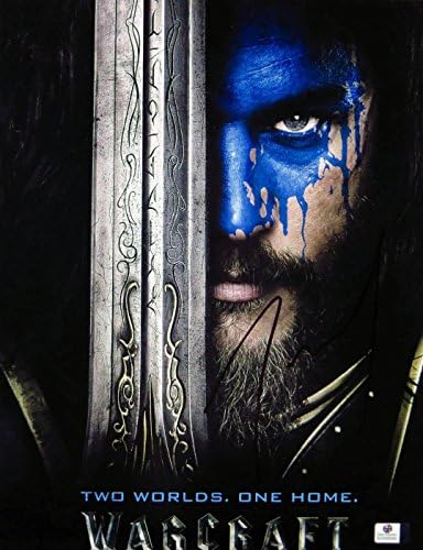 Travis Fimmel potpisao potpis 11X14 Photo Warcraft Promo Poster GV848549