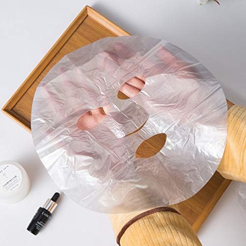 Beaupretty 400Pcs DIY plahta za lice plastike za jednokratnu Spa njegu kože unaprijed izrezana folija za papir za lice za dom i Salon Clear