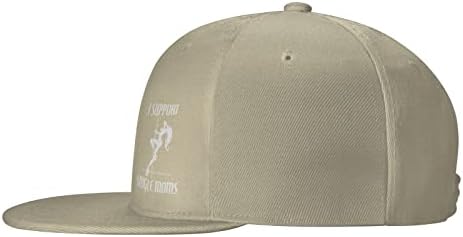 Fwoeqiz I-Support-Jednoj mame kape ravni račun BIM BLACK Podesivi bejzbol kapa Dancing Hip Hop Trucker Hat