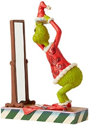 Enesco Jim Shore Grinch preljev u Santa odijelu Figurine, 8,86 H, višebojnika
