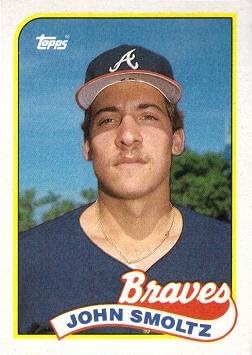 1989. TOPPS Baseball # 382 John Smoltz Rookie kartica - blizu mente za mettiv