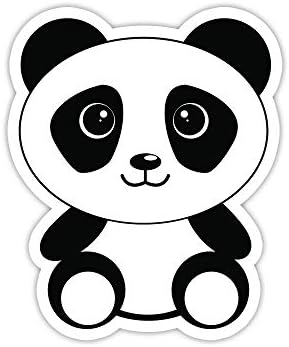 Panda Bear naljepnica - Naljepnice za prijenosna računala - 3 Vinil naljepnica - laptop, telefon, tablet
