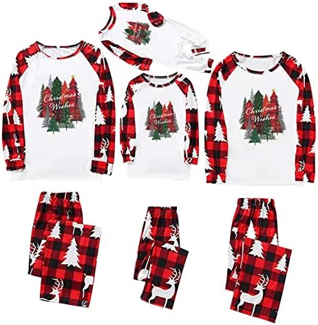 Porodična plairana Christmas Pajamas Porodični outfits Outfits Božićno drvce Pajamas set porodice božićne