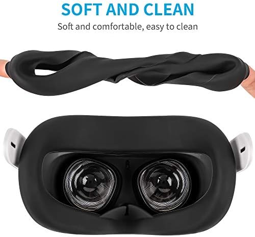 Cybcamo VR silikonski poklopac za lice i dodirni kontroler za prikrivanje za oculus Quest 2 slušalica za