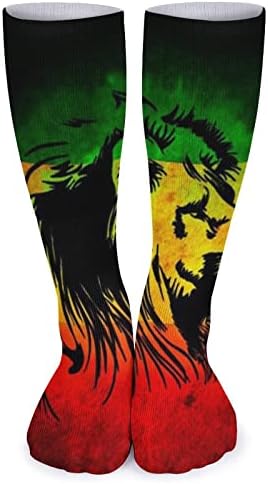 Rastafari Lion Tube Socks Crew Socks Prozračne atletske čarape Čarape na otvorenom za uniseks