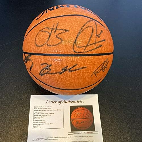 2007-08 Boston Celtics NBA Champs Team potpisao košarka Kevin Garnett JSA COA - AUTOGREM košarke