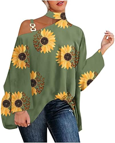 Ženski pulover duksevi prsten sa ramena sleep Sleeve bluze dugi okrugli vrat labavi vrhovi prolećna odeća
