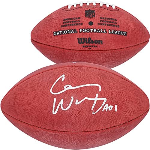 Carson Wentz Indianapolis Colts Autografirao Wilson Duke Full Colour Pro Fudbal - AUTOGREMENT Fudbal