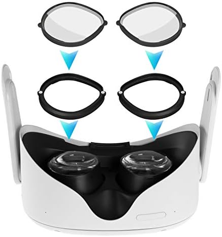 Seltureone Anti-Blue Light sočiva Kompatibilan je za Quest 2, Eyes Zaštitne naočale Dodatna oprema za potragu,