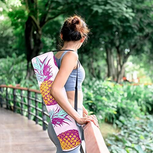 Slatka voćna tropska fruitPink Yoga Mat torba za nošenje s naramenicom torba za jogu torba za teretanu torba