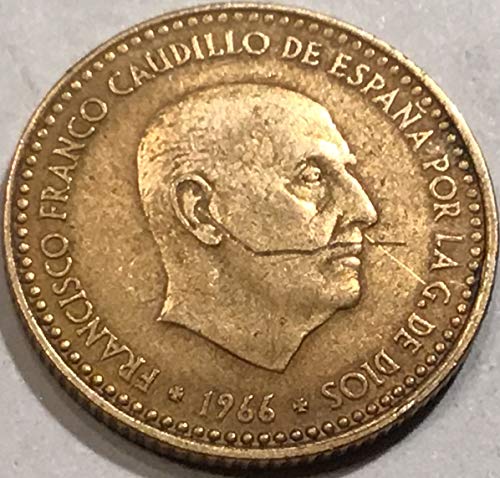 1966 es Španija KM 796 metvica 69 Una pesetas izuzetno u redu