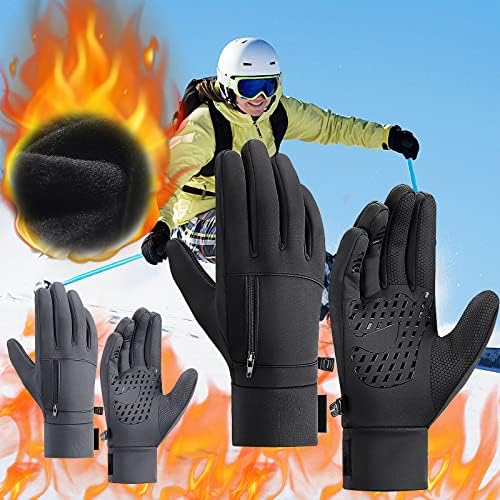 Qvkarw rukavice Touchs sportski topli muški Vjetar dame zimski trčanje vjetrobran za rukavice-klizanje svjetlo