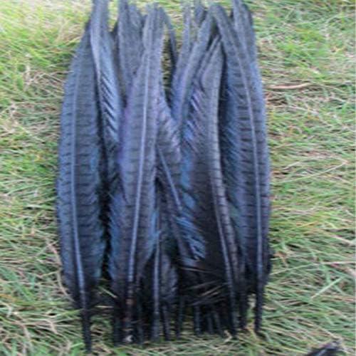 100kom/puno prilično obojeno perje od 55-60cm / 22-24 bakra pilećeg perja Crnog fazana