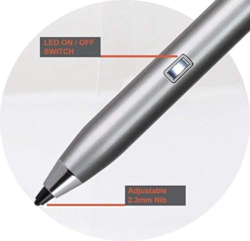 Navitech srebrni mini fine tačaka digitalna aktivna olovka za stilus kompatibilna sa LG G3 / LG G3 / LG